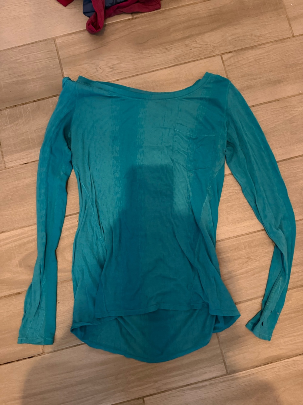lululemon athletica Teal Long-Sleeve Performance Top